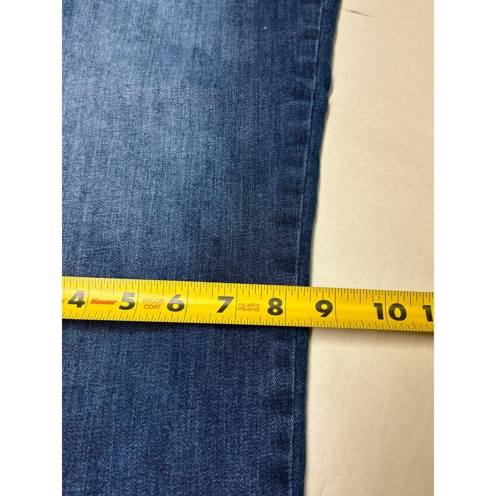 NWT Lucky Brand 410 Athletic Straight Jeans Blue Mens 38 x 30